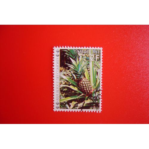 Timbre Des Comores Ananas