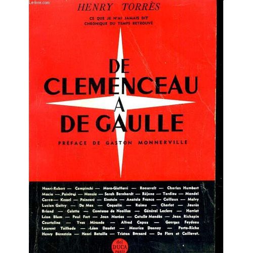 De Clémenceau À De Gaulle