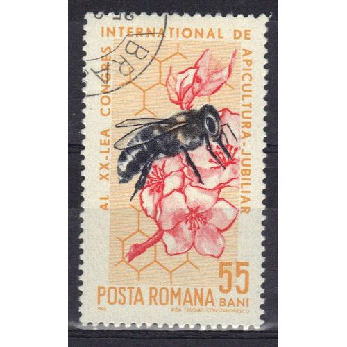 Roumanie 1963 : Abeille Des Carpates - Timbre Oblitéré