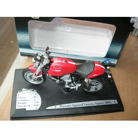 Solido 1/18 Moto Ducati Sportclassic Sport 1000 Rouge-Solido