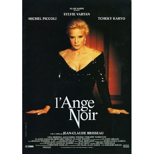 L'ange Noir - Dossier De Presse - Sylvie Vartan - Michel Piccoli - Tcheky Karyo - 1994