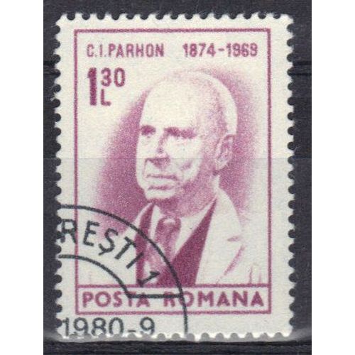 Roumanie 1974 : Centenaire De La Naissance Du Dr. C.J. Parkon - Timbre Oblitéré