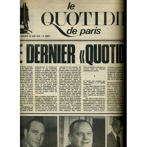 Le Quotidien De Paris