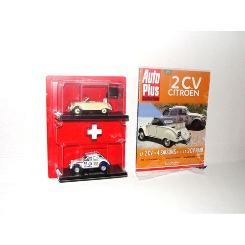 2 Cv Citroen 4 Saison Et  2 Cv Raid Collection Auto Plus Eligor 1.43-Eligor