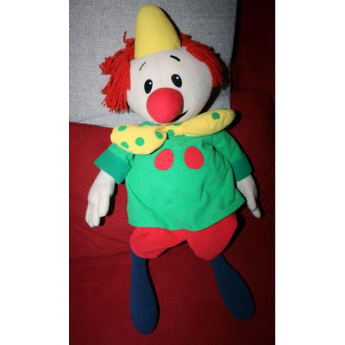 Peluche 55 Cm Kiri Le Clown Avec Poche Dans Le Dos Jemini