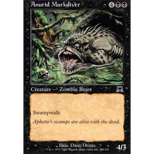 Foil Premium Anouride Des Ténèbres  - Magic Mtg - Carnage Vf Mint 124 - C