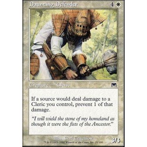 Foil Premium Défenseur Farouche  - Magic Mtg - Carnage Vf Mint 21 - C