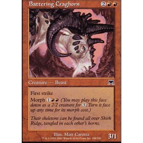 Foil Premium Corneroc Bagarreur  - Magic Mtg - Carnage Vf Mint 188 - C