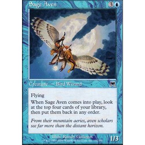Foil Premium Avemain Savant  - Magic Mtg - Carnage Vf Mint 111 - C