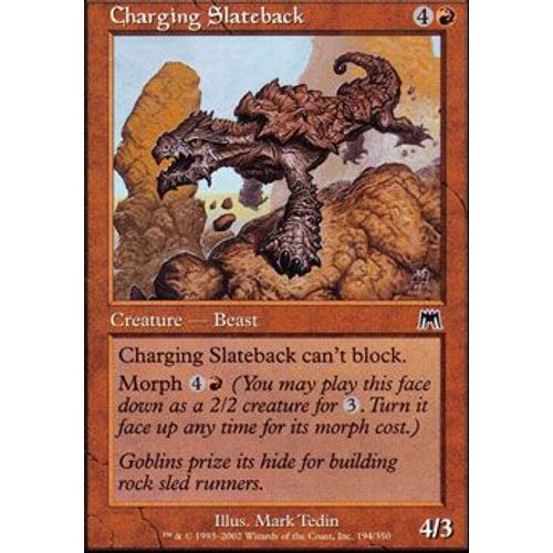 Foil Premium Ovardoise Fougueuse  - Magic Mtg - Carnage Vf Mint 194 - C