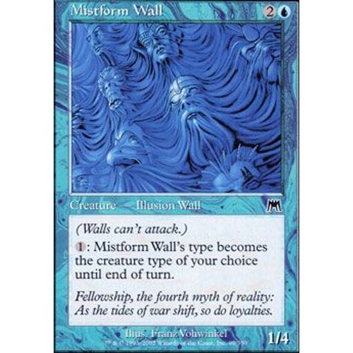 Foil Premium Mur Changebrume  - Magic Mtg - Carnage Vf Mint 99 - C