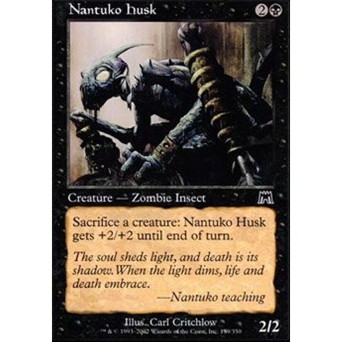 Foil Premium Carapace De Nantuko  - Magic Mtg - Carnage Vf Mint 159 - C
