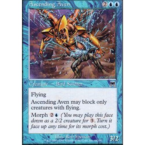 Foil Premium Avemain Ascendant  - Magic Mtg - Carnage Vf Mint 68 - C