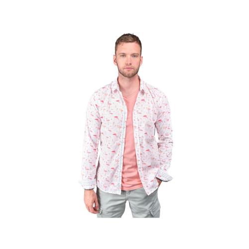 Chemise Le Temps Des Cerises Flamas Homme Blanc