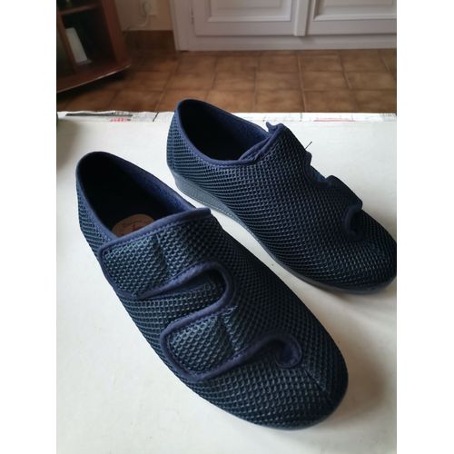 Pantoufles Femme Tissu Bleu Pointure 39