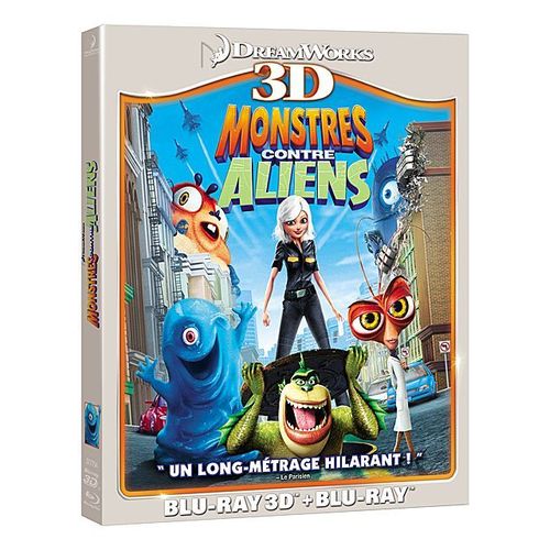 Monstres Contre Aliens - Blu-Ray 3d + Blu-Ray 2d