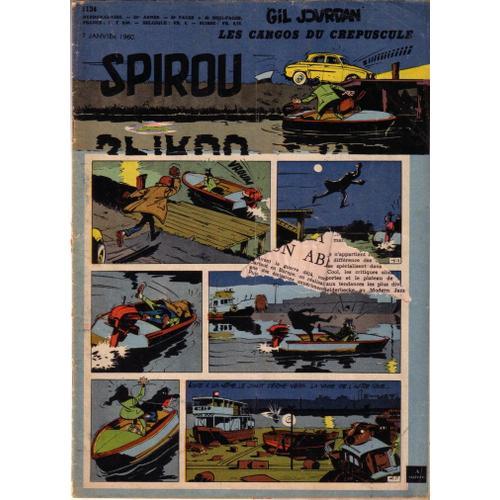 Spirou Magazine N°1134  07 Janvier 1960   Cover Gil Jourdan/ Les Kart Français 2p, Article +4photos