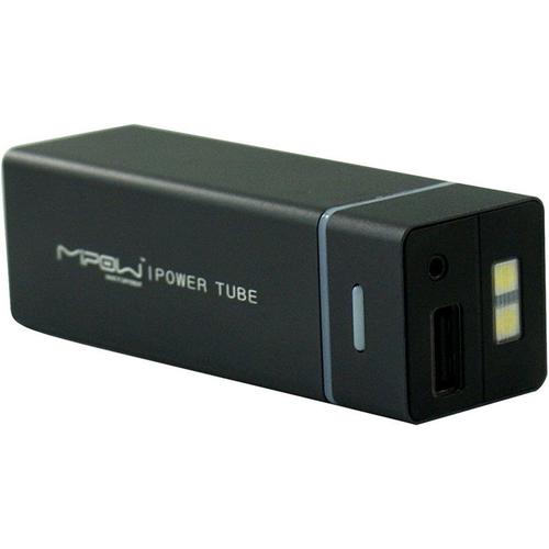 MIPOW Power Tube 5500 Noir - Batterie universelle 5500mAh pour iPod/iPhone/iPad