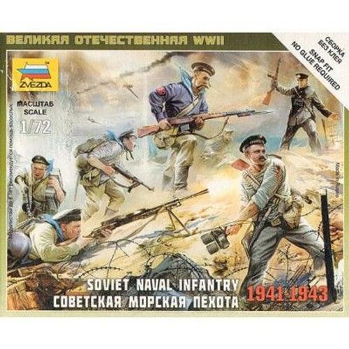 Figurines 2ème Guerre Mondiale : Infanterie Navale Soviétique 1941-1943