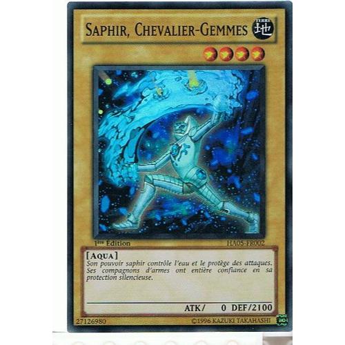 Saphir Chevalier Gemmes (Gem-Knight Sapphire) Yu Gi Oh Sr Ha05-Fr002