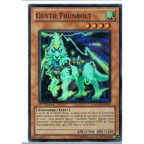 Gusto Thunbolt (Gusto Thunbolt) Yu Gi Oh Sr Ha05-Fr039