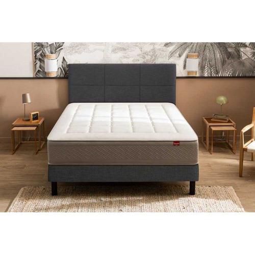 Ensemble Epeda Inoubliable + Sommier Confort Medium 200x200 - Double Sommier