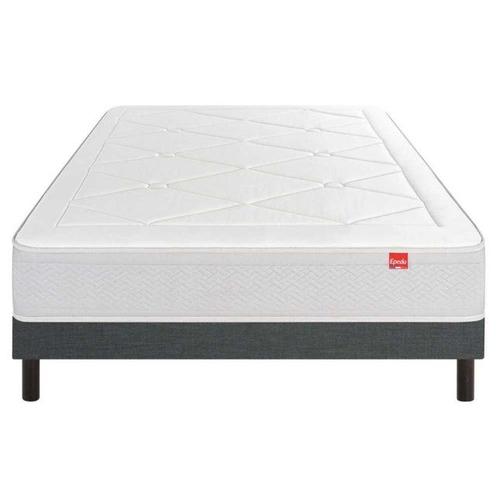 Ensemble Epeda Échappée + Sommier Confort Ferme 180x200 - Double Sommier