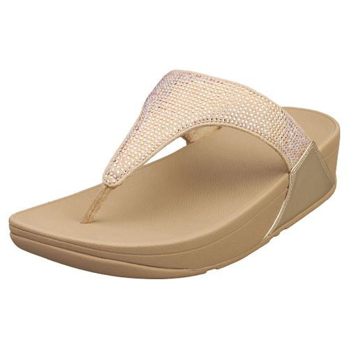 Fitflop Lulu Crystal Embellished Femme Sandals Plate-forme Beige