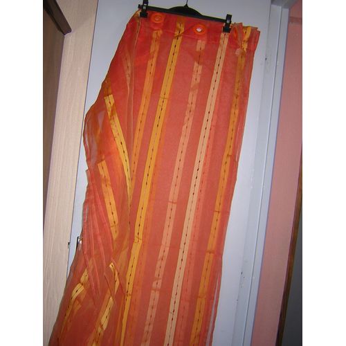 4 Rideaux 100% Polyester 158 X 74 Cm.