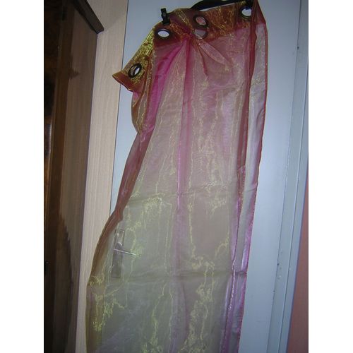 2 Rideaux 100% Polyester 135 X 260 Cm.