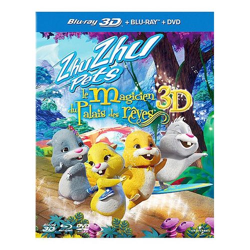 Zhu Zhu Pets, Le Magicien Du Palais Des Rêves - Combo Blu-Ray 3d + Blu-Ray + Dvd