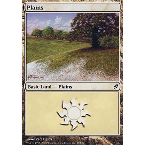 Foil Premium Plaine 283  - Magic Mtg - Lorwyn Vf Mint 283 - C