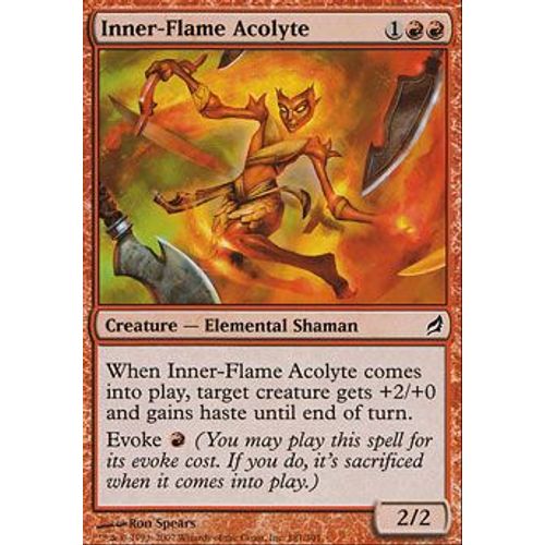 Foil Premium Acolyte De La Flamme Intérieure  - Magic Mtg - Lorwyn Vf Mint 181 - C