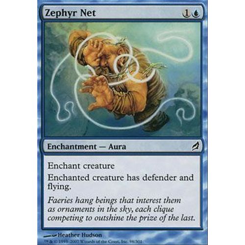 Foil Premium Filet De Zéphyr  - Magic Mtg - Lorwyn Vf Mint 98 - C