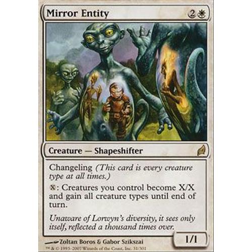 Entité Miroir ( Mirror Entity ) - Magic Mtg - Lorwyn Vf Mint 31 - R