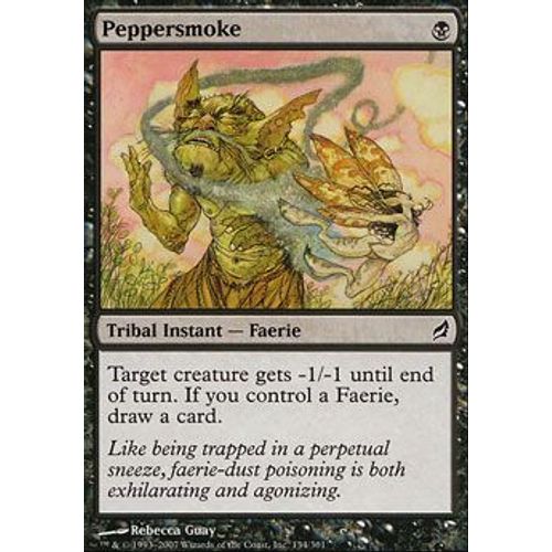Poussière Poivrée ( Peppersmoke ) - Magic Mtg - Lorwyn Vf Mint 134 - C