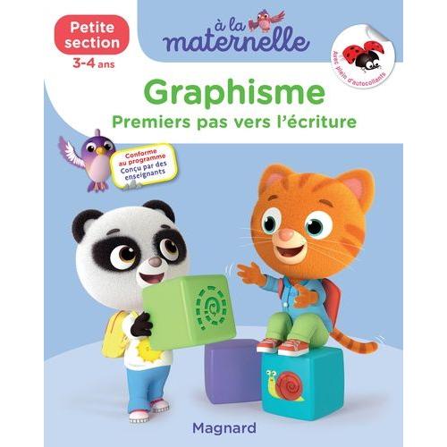 A La Maternelle, Graphisme Petite Section - Premiers Pas Vers L'écriture - Avec Plein D'autocollants