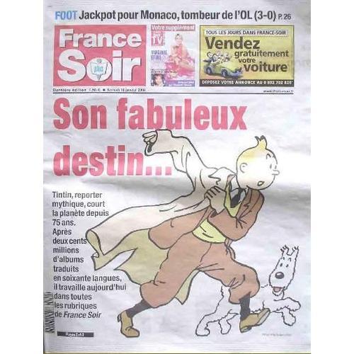 France Soir - 75eme Anniversaire Tintin