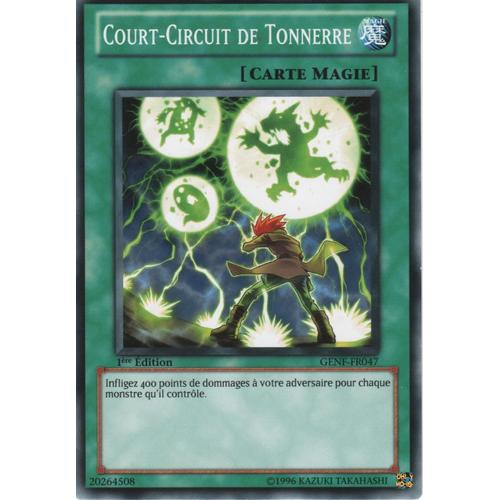 Française Court-Circuit du Tonnerre Carte YU-GI-OH Neuve GENF-FR047