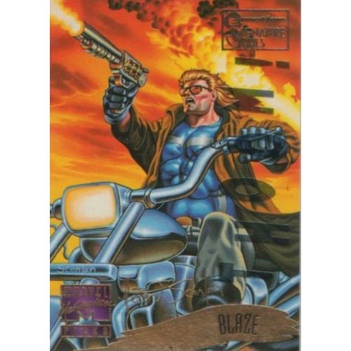 Marvel Masterpieces 1995 / Carte 117 Sur 151 / Johnny Blaze (Ghost Rider). Version Américaine