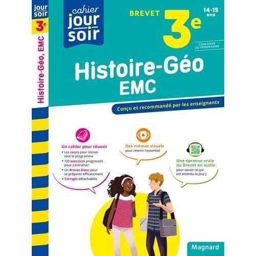 Cahier Du Jour/Cahier Du Soir Histoire-Géographie-Emc 3e Brevet