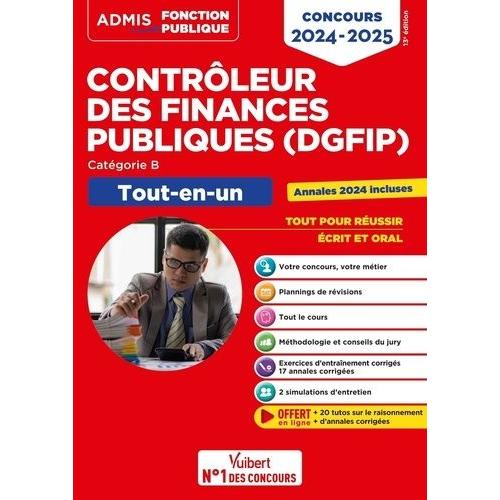 Concours Contrôleur Des Finances Publiques (Dgfip), Catégorie B - Tout-En-Un