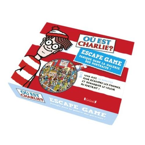 Escape Game Où Est Charlie ? - Avec 40 Cartes Et 1 Poster