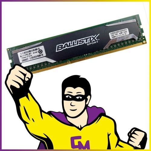 8Go RAM DDR3 Crucial Ballistix BLS8G3D1609DS1S00.16FND PC3-12800 1600Mhz DIMM