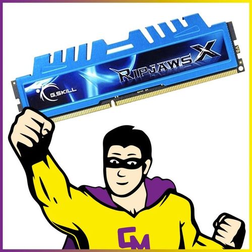 8Go RAM DDR3 G.Skill Ripjaws F3-1600C9S-8GXM PC3-12800 1600Mhz DIMM CL9 1.5V