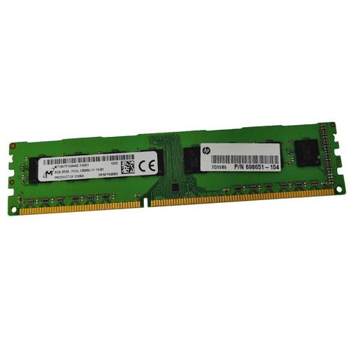 8Go RAM Micron MT16KTF1G64AZ-1G6E1 DDR3 PC3L-12800U 2Rx8 1600Mhz 1.35v CL11