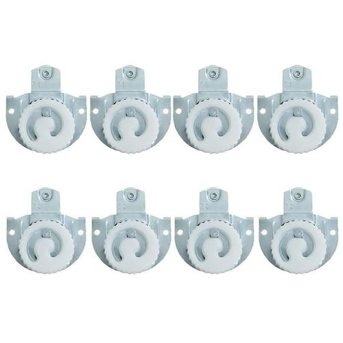 8pc Porte De Placard Coulissante Roues Quincaillerie, Armoire Armoire Rouleaux Pices De Rechange Pour Porte De 3/4 Pouce  1-1/4 Pouce Dpaisseur