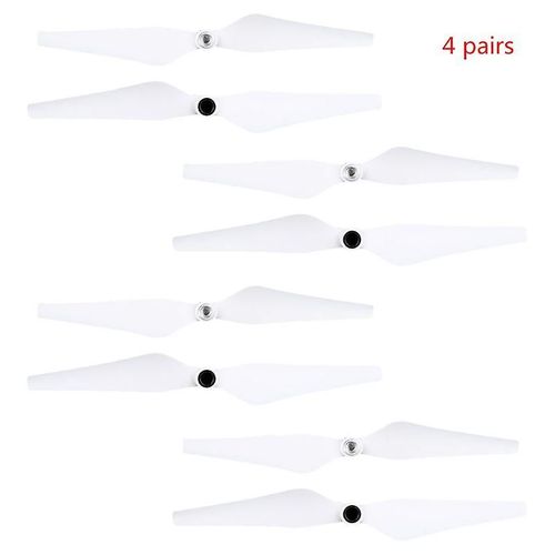 8pcs 9450 Blanc Plastique Autobloquant Amlior Prop Blade Hlices Pour Dji Phantom Multicopter 1/2/3 Version Accessoires