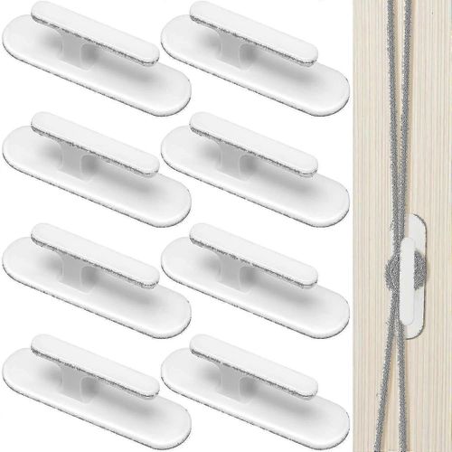 8pcs Blind Cord Twister, Crochets De Cordon De Store De Scurit, Support De Cordon De Store Adhsif, Stores De Fentre String Holder A