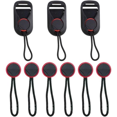 9 Pices Connecteur de la Sangle de l'Appareil Photo Boucle De Sangle D'Appareil Photo Boucle,Anchor Links Fixations Rapides Anchor Links Professionnelle Camra Sling Sangle Sangle